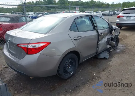 2016 Toyota Corolla Le из США, поврежденный, VIN 2T1BURHE6GC622846